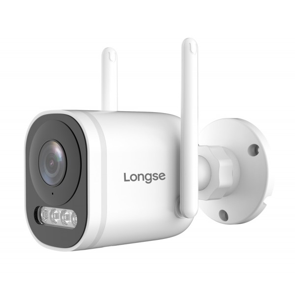 LONGSE smart κάμερα LTP4F, Wi-Fi, 2.8mm, 1/2.7" CMOS, 4MP, IP65 - Smart Κάμερες