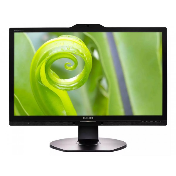 PHILIPS used οθόνη 241P6Q LED, 23.8" Full HD, VGA/DVI/DP/HDMI, cam, SQ - Philips