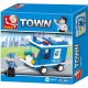SLUBAN Τουβλάκια Town, Police Van M38-B0177, 64τμχ