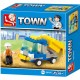 SLUBAN Τουβλάκια Town, Dump Truck M38-B0178, 65τμχ