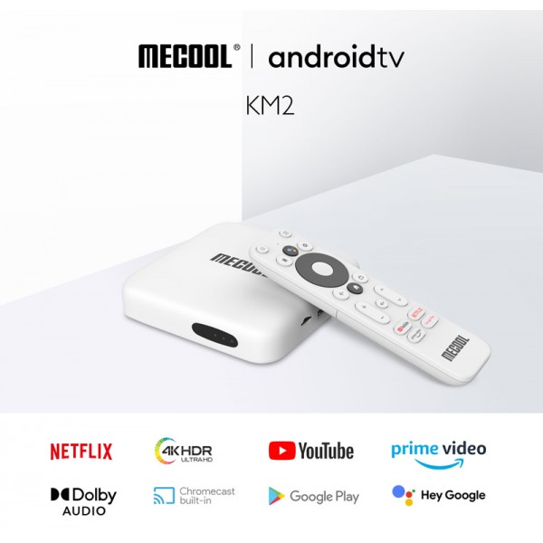 MECOOL TV Box KM2, Google & Netflix certificate, 4K, WiFi, Android 10 - MECOOL