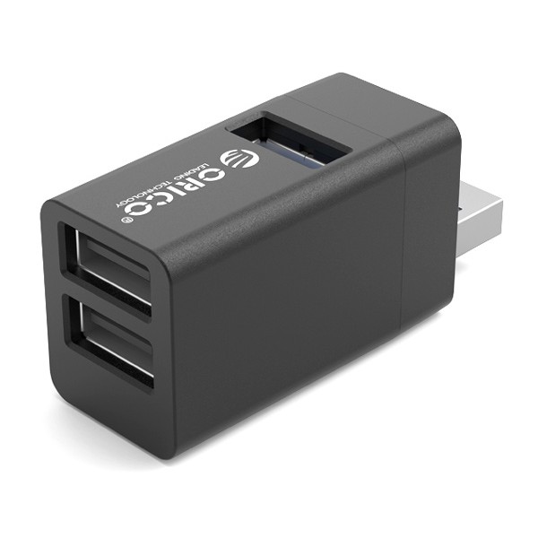 ORICO mini USB hub MINI-U32L, 3x USB ports, μαύρο - ORICO