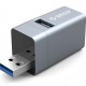 ORICO mini USB hub MINI-U32L, 3x USB ports, γκρι