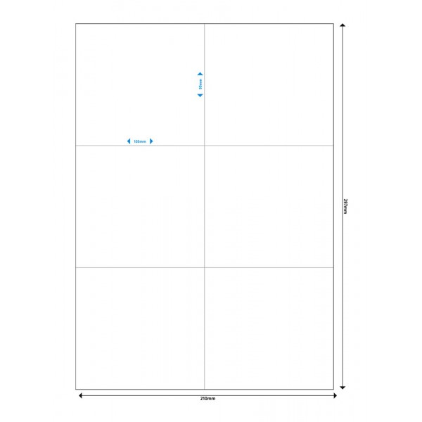 MEDIARANGE Ετικέτες πολλαπλών χρήσεων MRINK144, 105x99mm, 300τμχ