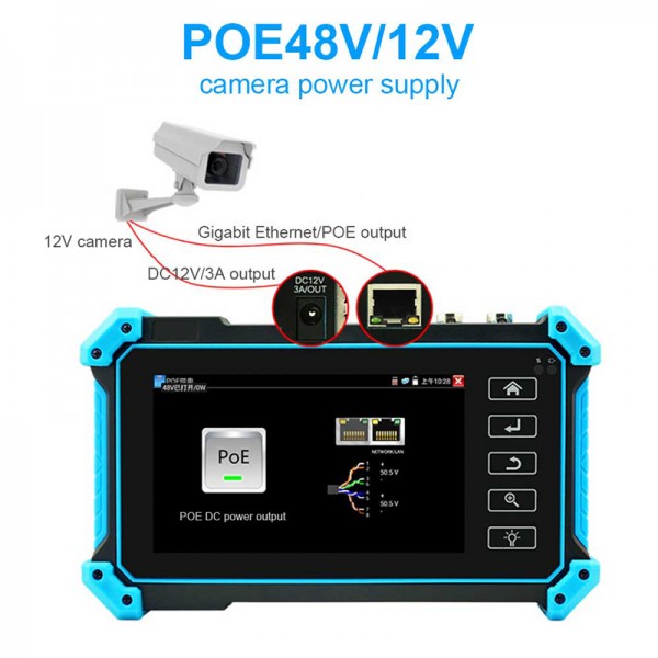 NOYAFA CCTV & IP tester NF-IPC715, 8MP CVI/TVI/AHD - NOYAFA