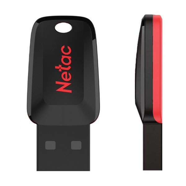 NETAC USB Flash Drive U197, 32GB, USB 2.0, μαύρο - NETAC