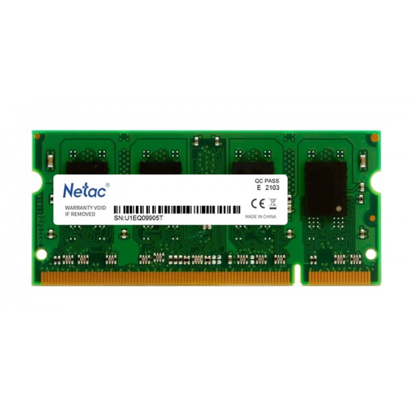 NETAC μνήμη DDR3L SODIMM NTBSD3N16SP-04, 4GB, 1600MHz, CL11 - NETAC