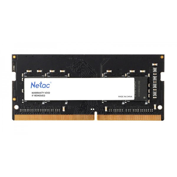NETAC μνήμη DDR4 SODIMM NTBSD4N26SP-08, 8GB, 2666MHz, CL19 - NETAC