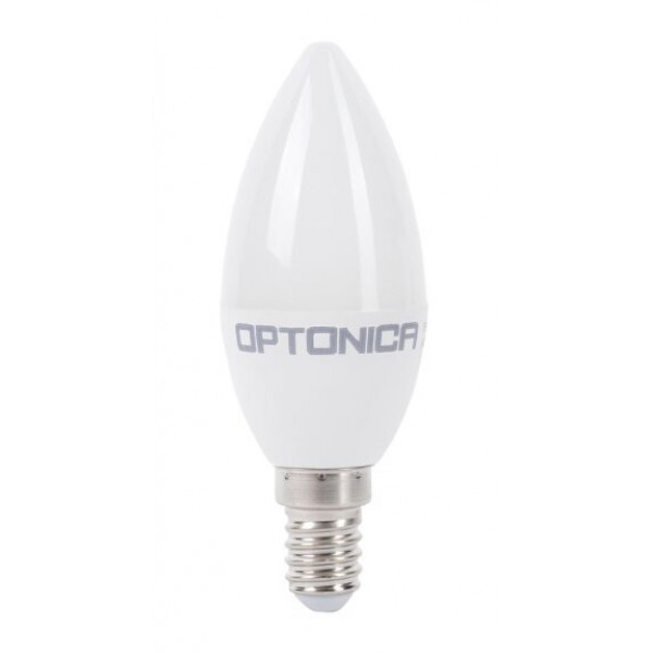 OPTONICA LED λάμπα C37 1425, 5.5W, 6000K, E14, 450lm - OPTONICA