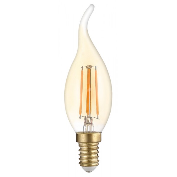 OPTONICA LED λάμπα Candle T35 Filament 1491, 4W, 2500K, E14, 400lm - OPTONICA