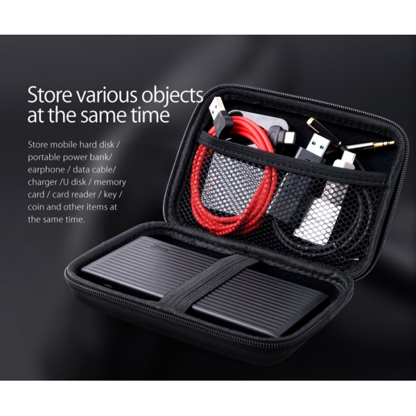 ORICO θήκη προστασίας για 2.5" HDD/SSD PHM-25, 16x11x4cm, μαύρη - 