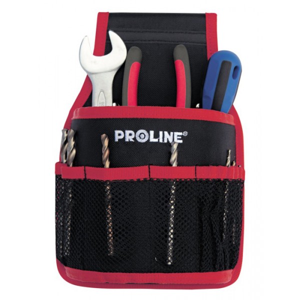 PROLINE εργαλειοθήκη ζώνης 52062 για εργαλεία χειρός, 11 θέσεων, μαύρη - PROLINE
