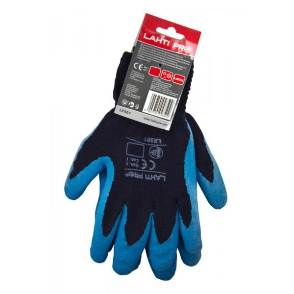 LAHTI PRO γάντια εργασίας L2501, προστασία έως -50°C, 8/M, μπλε - LAHTI PRO