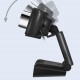 POWERTECH web camera PT-1078, 2.0MP Full HD, Plug & Play, 1.35m, μαύρη