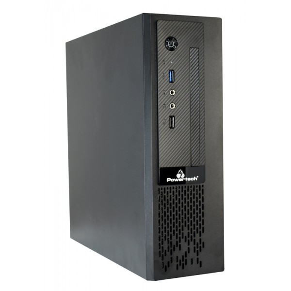 POWERTECH PC Case PT-1098 με 250W PSU, Mini-ITX, 280x93x290mm, μαύρο - PC & Αναβάθμιση