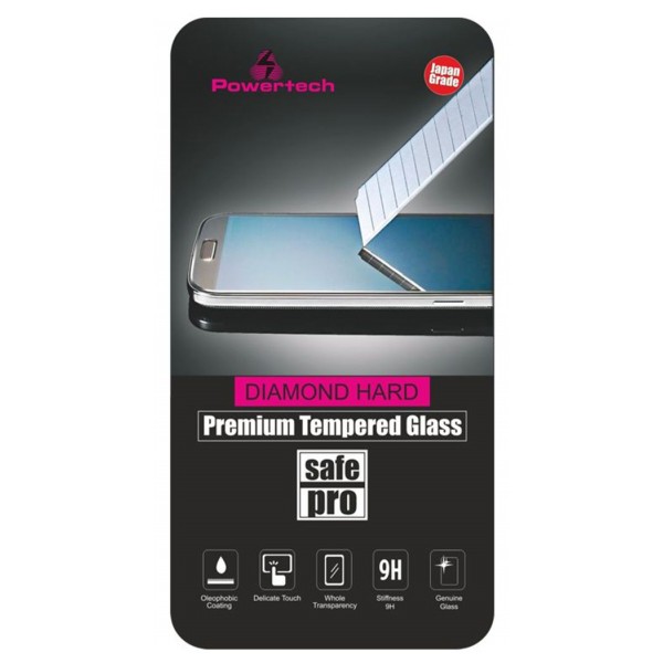 POWERTECH Tempered Glass 9H(0.33MM) - IPhone 4 & 4s - Powertech