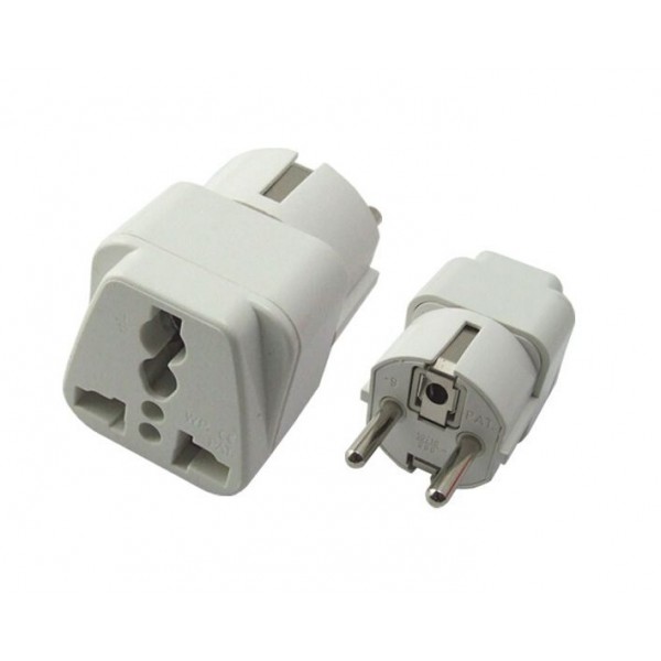 POWERTECH adapter German type σε universal PT-349, CCA - Powertech