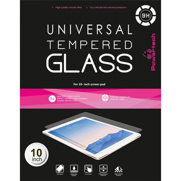POWERTECH Tempered Glass 9H(0.33MM) - Universal 11.5" Screen Pad - Tablet - Parts