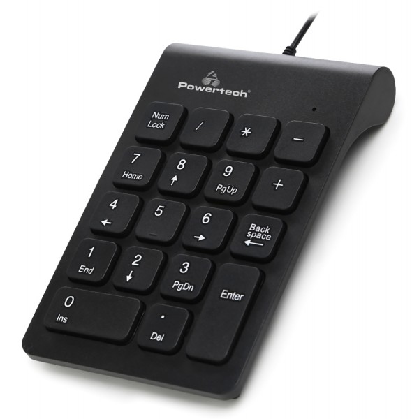 POWERTECH ενσύρματο αριθμητικό πληκτρολόγιο PT-938, USB, μαύρο - Σύγκριση Προϊόντων