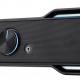 POWERTECH gaming soundbar PT-974, 10W RMS, Bluetooth, 3.5mm, RGB, μαύρο