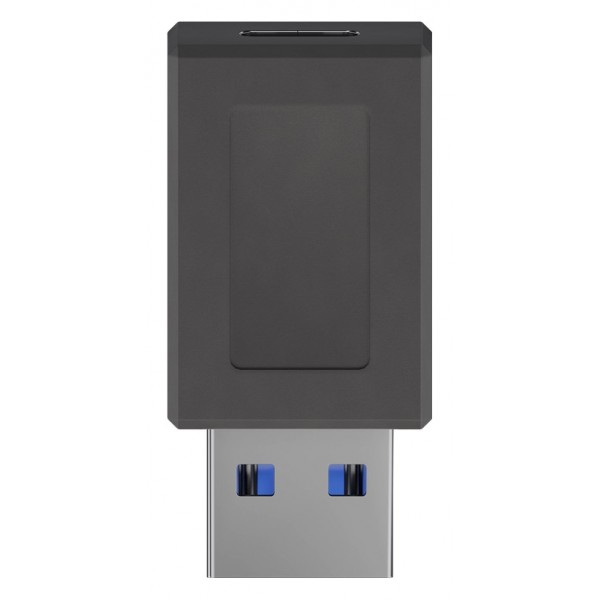 POWERTECH αντάπτορας USB 3.1 αρσενικό σε USB-C θηλυκό PTH-066, μαύρο - Powertech