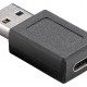 POWERTECH αντάπτορας USB 3.1 αρσενικό σε USB-C θηλυκό PTH-066, μαύρο