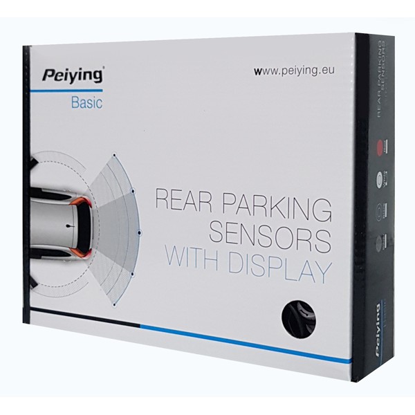 PEIYING σύστημα παρκαρίσματος PY0104W, 4 αισθητήρες, με οθόνη - PEIYING