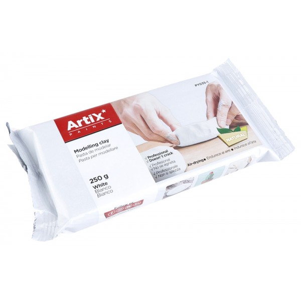 ARTIX PAINTS φυσικός πηλός PY035-1, χωρίς γλουτένη, 250γρ, λευκός - Σύγκριση Προϊόντων