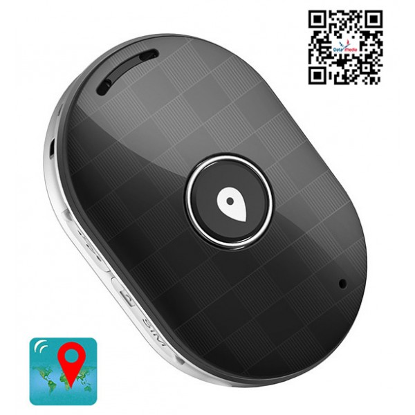 Mini GPS Eντοπισμού Θέσης Q60, 400mAh, Αδιάβροχο, Black - GPS Tracker