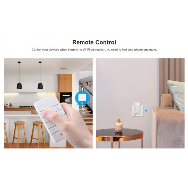 SONOFF remote controller RM433R2, 433MHz, λευκό - Σύγκριση Προϊόντων