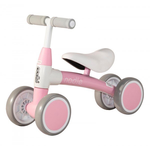 NADLE παιδικό ride on ποδήλατο S-902, 4 τροχοί, ροζ - Πατίνια