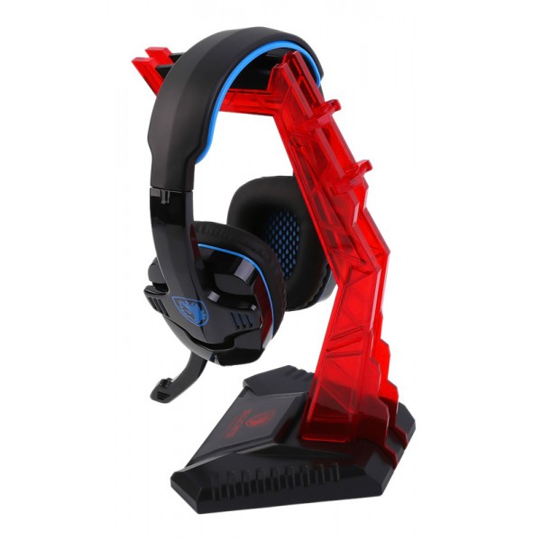 SADES Stand Wolfbone D1 για headset, κοκκινο - Sades