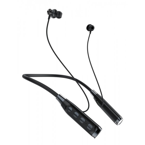 CELEBRAT earphones SE1 με μαγνήτη, Bluetooth 5.3, 800mAh, Φ12mm, μαύρα - Ακουστικά - Bluetooth