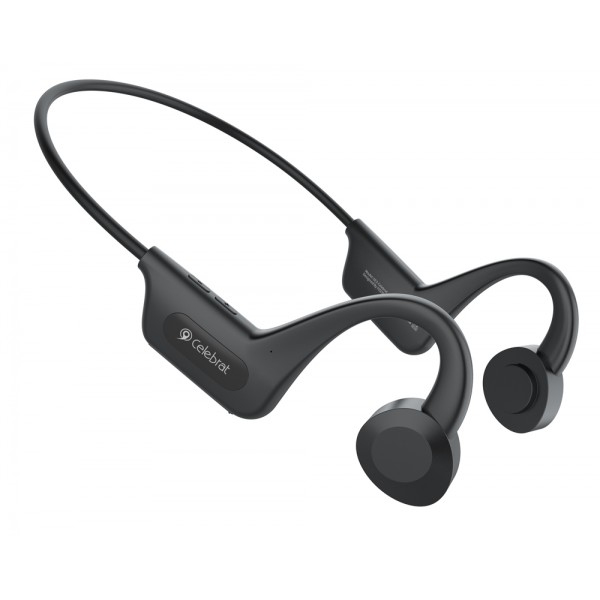 CELEBRAT earphones SE3, Bluetooth 5.0, 180mAh, Φ16mm, μαύρα - Ακουστικά - Bluetooth