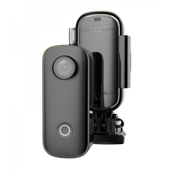SJCAM mini action camera C100+, 4K, 15MP, Wi-Fi, αδιάβροχη, μαύρη - SJCAM