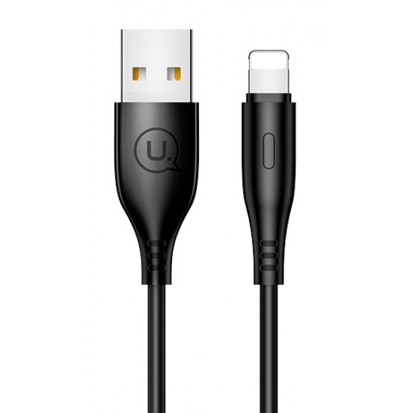 USAMS καλώδιο Lightning σε USB US-SJ266, 2A, 1m, μαύρο - USB