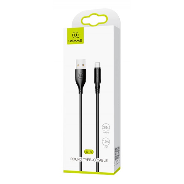 USAMS καλώδιο USB-C σε USB US-SJ267, 2A, 1m, μαύρο - USAMS