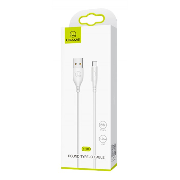 USAMS καλώδιο USB-C σε USB US-SJ267, 2A, 1m, λευκό - USAMS