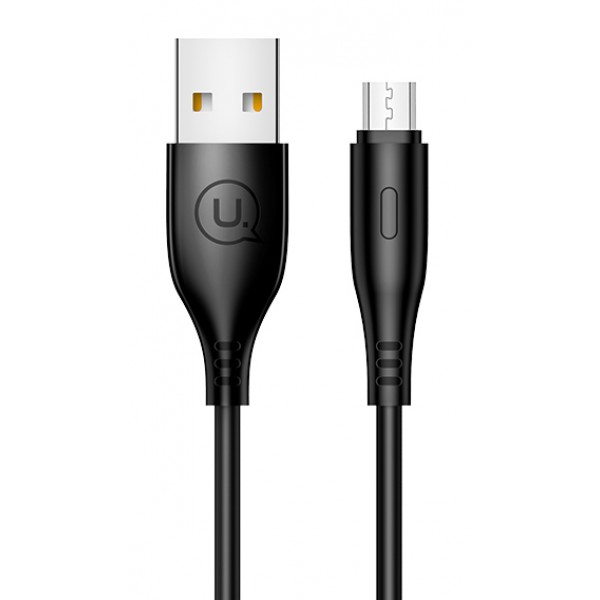 USAMS καλώδιο Micro USB σε USB US-SJ268, 2A, 1m, μαύρο - USB