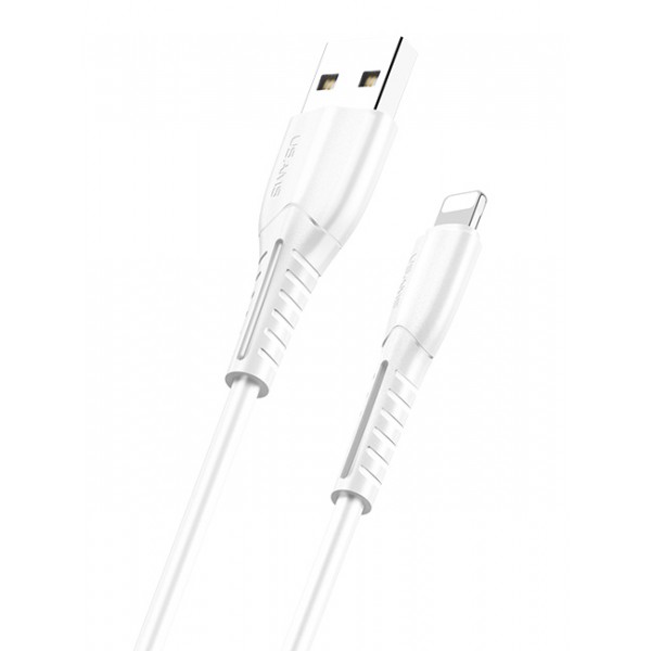 USAMS καλώδιο Lightning σε USB US-SJ364, 2A, 1m, λευκό - USB
