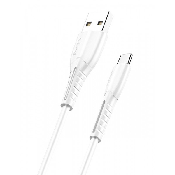 USAMS καλώδιο USB-C σε USB US-SJ366, 2A, 1m, λευκό - USAMS