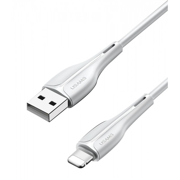 USAMS καλώδιο Lightning σε USB US-SJ371, 2A, 1m, λευκό - USB