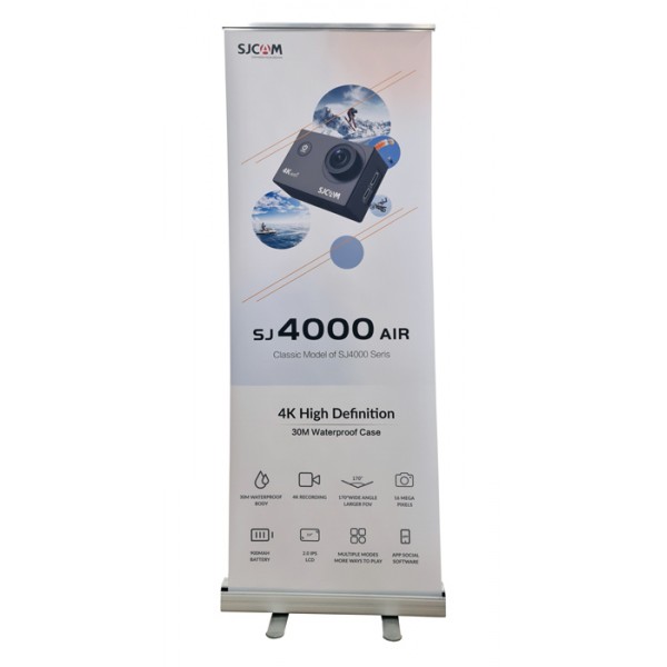 SJCAM διαφημιστικό roll up banner με εκτύπωση SJ4000-AIR, 160x60cm - SJCAM