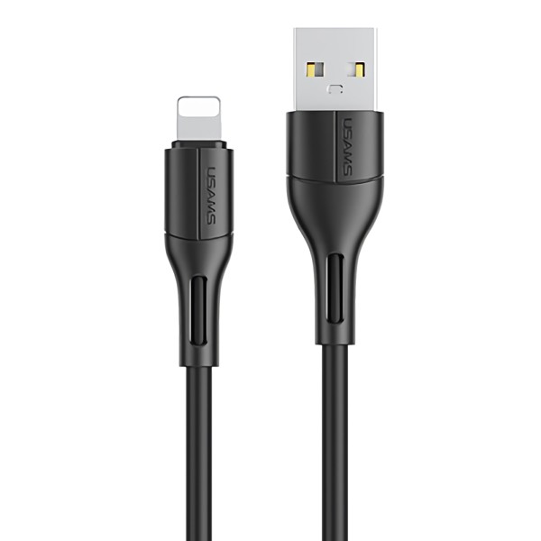 USAMS καλώδιο USB σε Lightning U68, 2A, 1m, μαύρο - USB