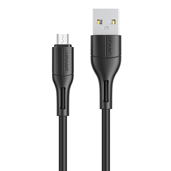 USAMS καλώδιο Micro USB σε USB US-SJ502, 2A, 1m, μαύρο - USB