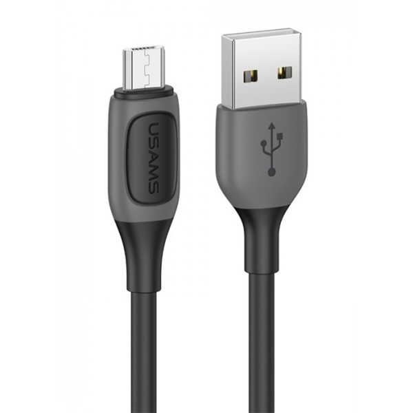 USAMS καλώδιο Micro USB σε USB US-SJ597, 2A, 1m, μαύρο - USB