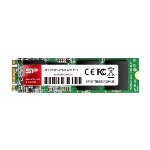SILICON POWER SSD A55, 1TB, M.2 2280, SATA III, 560-530MB/s - SSD Δίσκοι