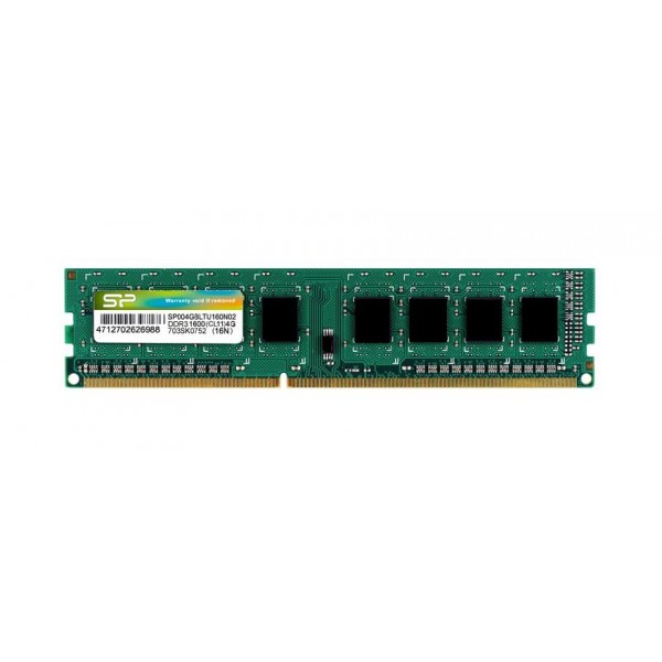 SILICON POWER μνήμη RAM DDR3, 1600MHz PC3-12800, 1.5V, 4GB - Silicon Power