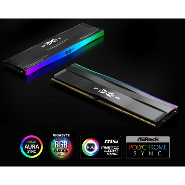 SILICON POWER μνήμη DDR4 UDIMM XPOWER Zenith, 8GB, RGB, 3200MHz, CL16 - PC & Αναβάθμιση