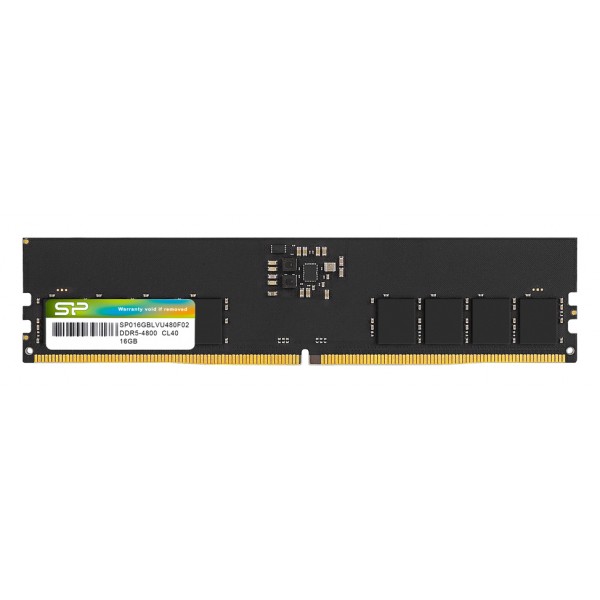 SILICON POWER μνήμη DDR5 UDIMM SP016GBLVU480F02, 16GB, 4800MHz, CL40 - Μνήμες RAM